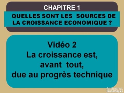 Term chap 1 La croissance est, avant tout, due au progrès technique (2)