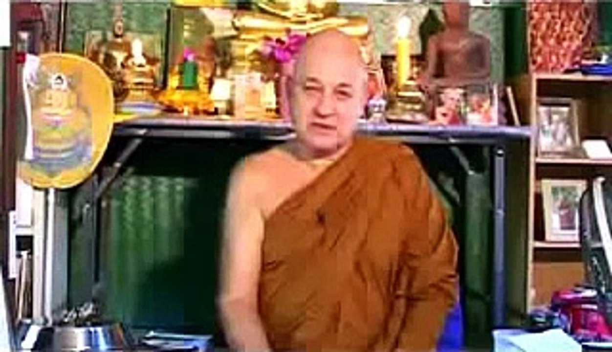 American Monk In Thai Mountain