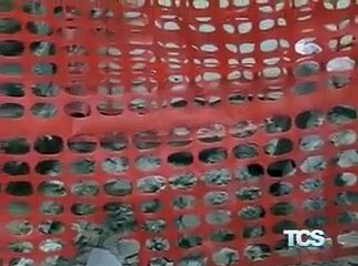 Buchi al centro storico di Caltanissetta