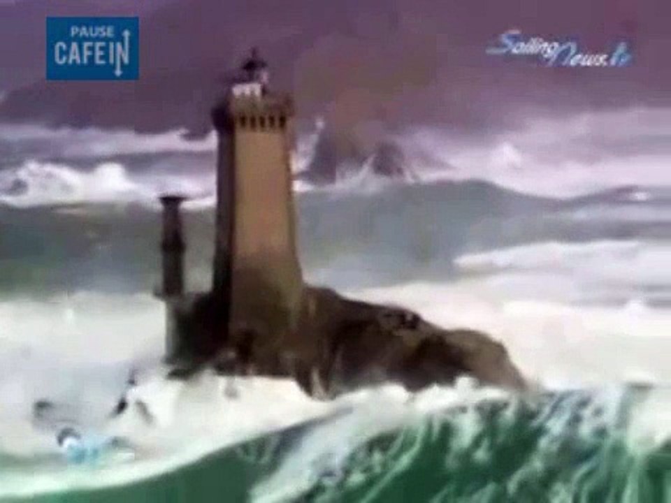 Les images des phares de Bretagne subissant le courroux de la mer