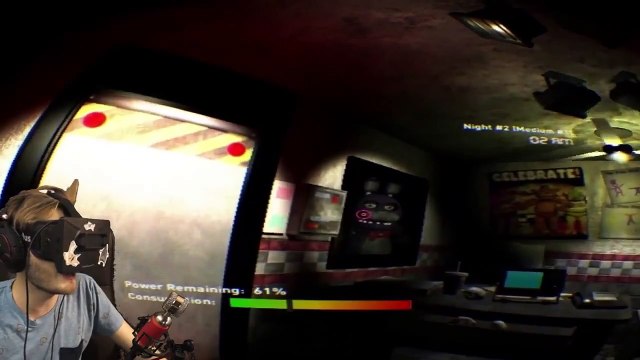 ONE NIGHT AT FREDDY'S (VR) - PewDiePie - EVIE LIKES KIDS MARZIA THE DINOSAUR?