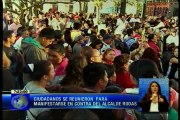 Ciudadanos se reunieron para manifestarse en contra del alcalde Rodas