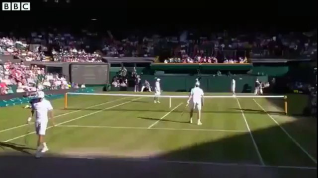 David Beckham régale à Wimbledon