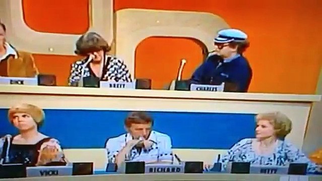 Match Game 78 clip with Vicki Lawrence getting camera stalk