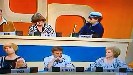 Match Game 78 clip with Vicki Lawrence getting camera stalk