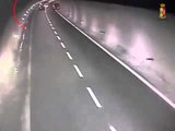 Genova - Moto Contromano su Autostrada A12 - Ricoverato in Psichiatria (09.07.15)