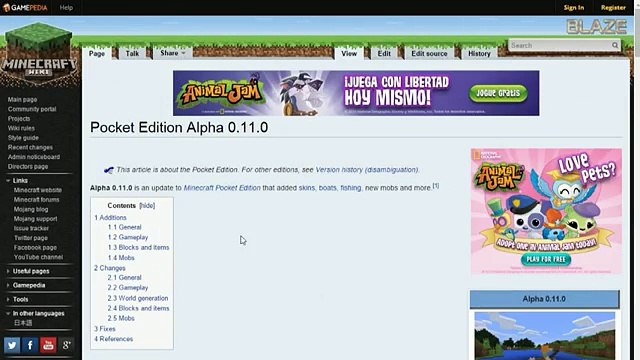 MINECRAFT PE 0.11.1 - DESCARGA GRATIS - ANDROID APK