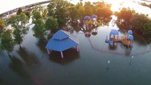 flooded park in the Colony Texas