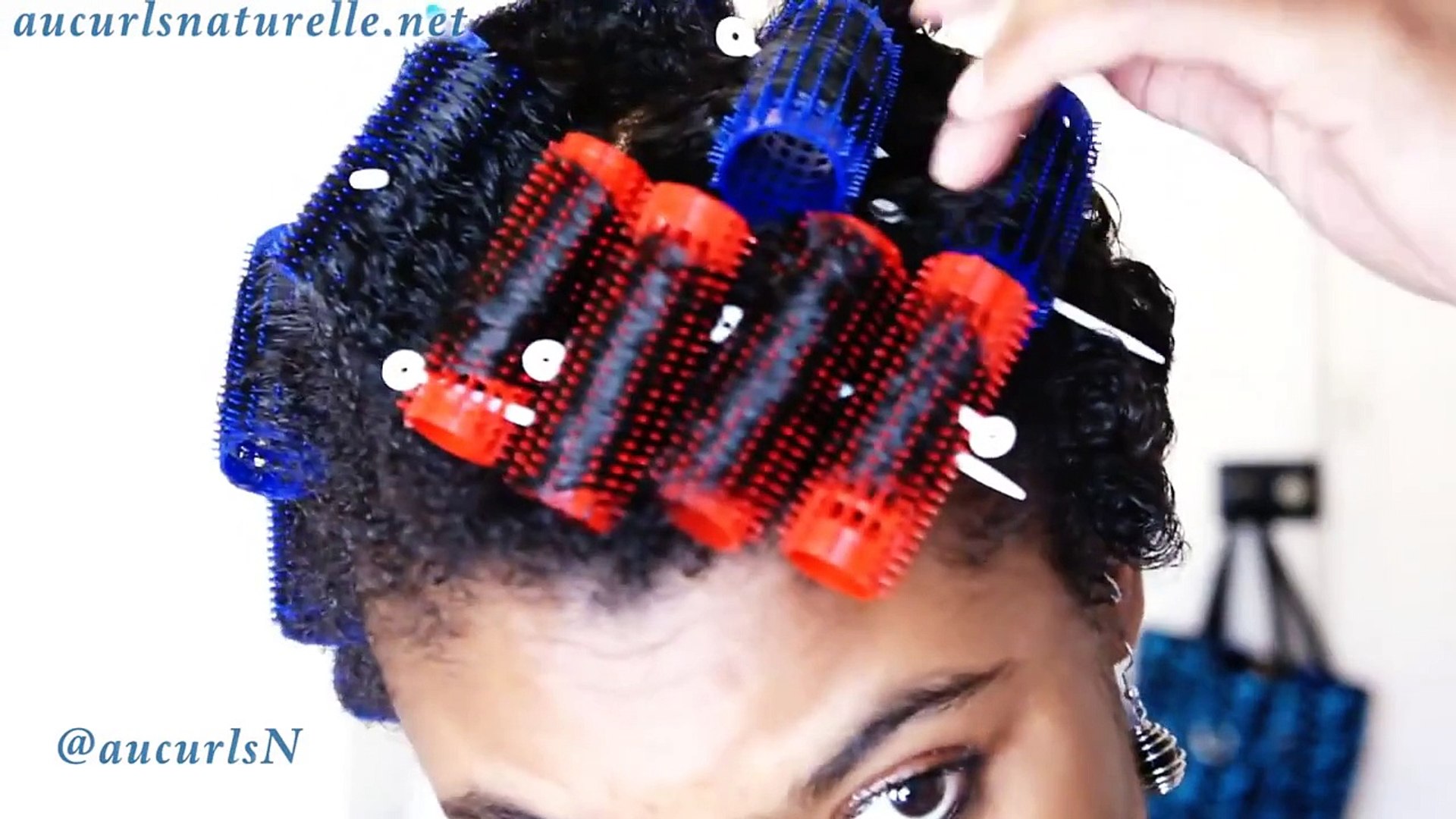 Short Natural Hair roller set (TWA Roller Set) - video Dailymotion