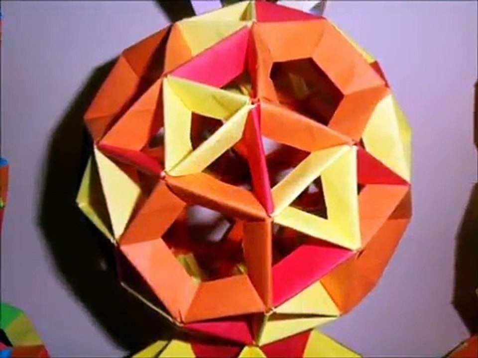Origami Snub Dodecahedron