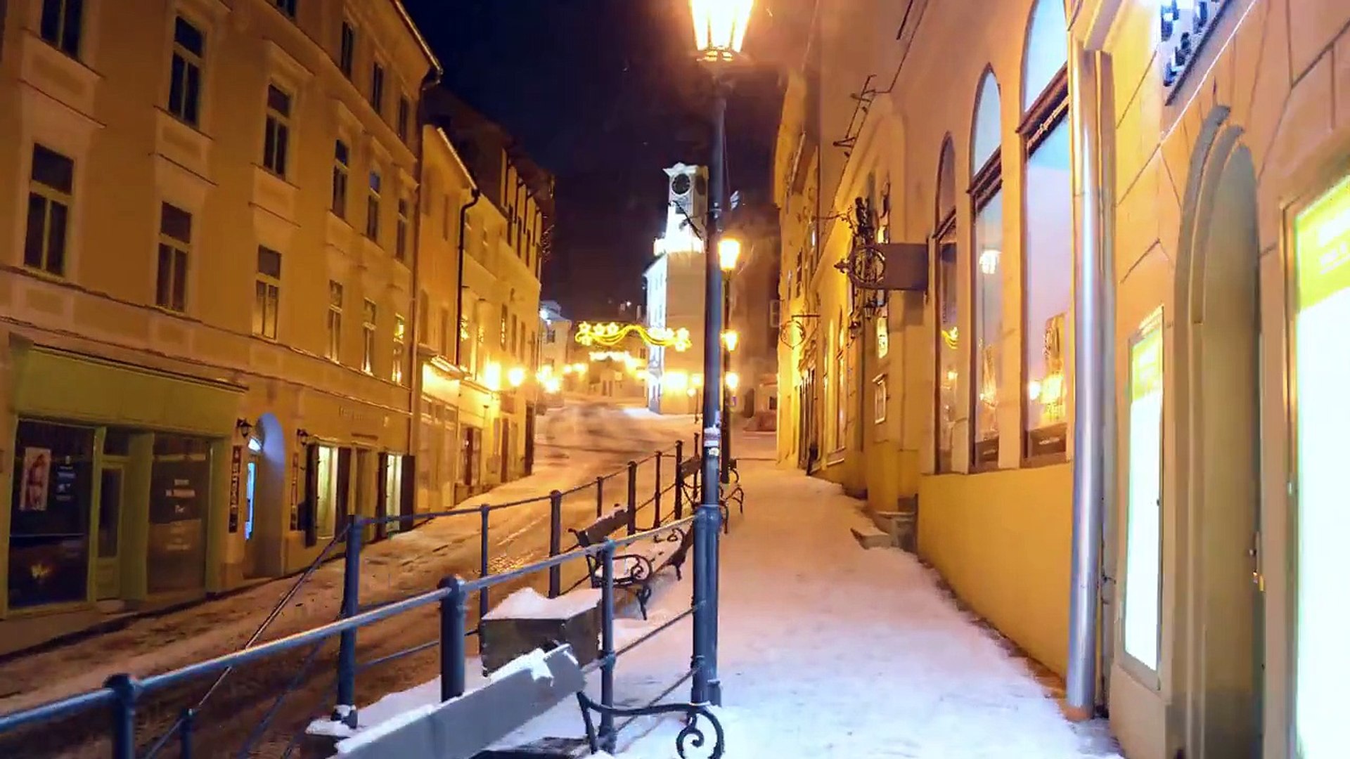 Winter Day in Banská Štiavnica -Ultra HD, 4K
