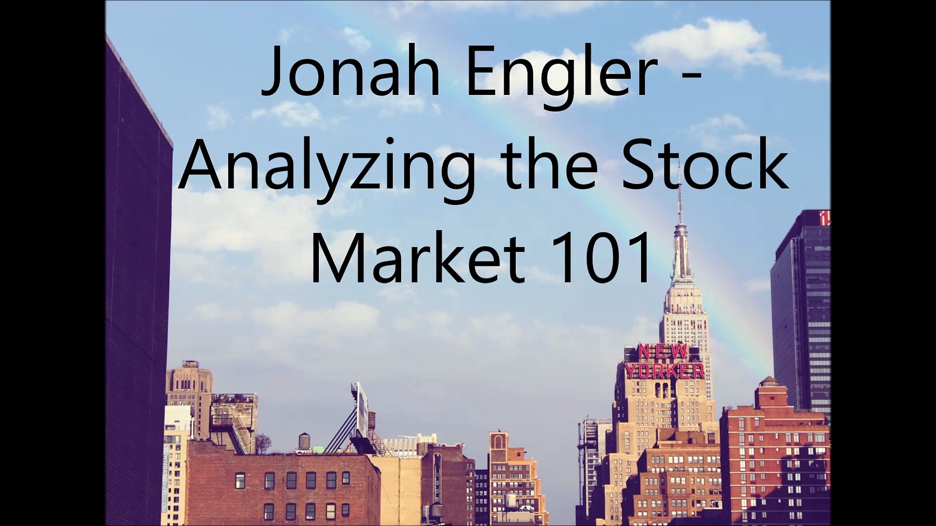 How to Analyze Stocks