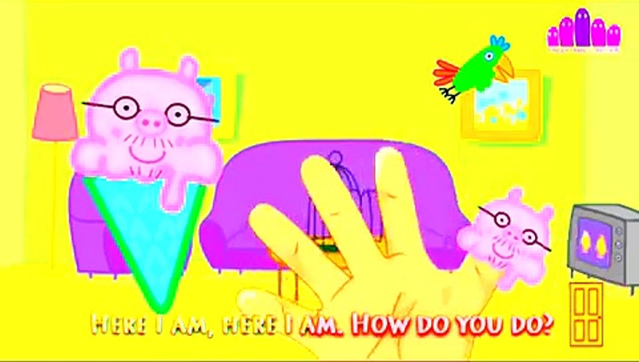 Peppa Pig Ice Cream Dancing Finger Family Nursery Rhyme Children Songs Finger Family Cartoon HD