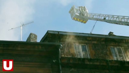 Incendie en plein centre-ville de Sedan