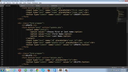Intro to PHP & MySQL Basic Database Operations Part 4/4