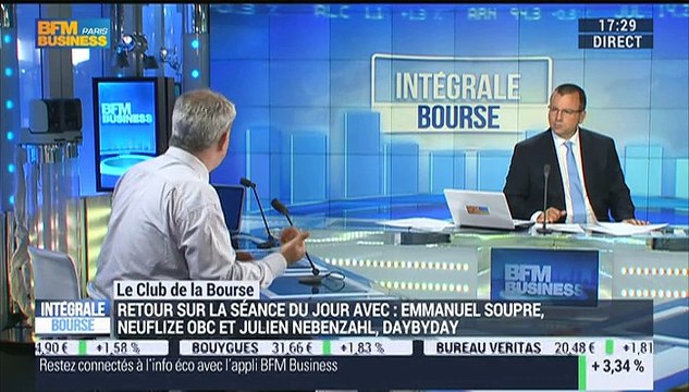 Le Club de la Bourse: Julien Nebenzahl, Emmanuel Soupre, et Nicolas Chéron - 10/07