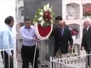 EMBAJADOR RODRÍGUEZ CUADROS VISITÓ MAUSOLEO DE BASADRE