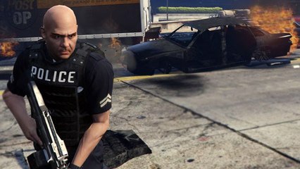 Un super flic dans GTA 5