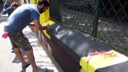 signature Froquet mur Pyrénées 9 juillet 2015