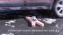 A 3-D Printed Functionally Graded Soft Robot