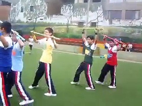 Gimnasia Ritmica con bastones