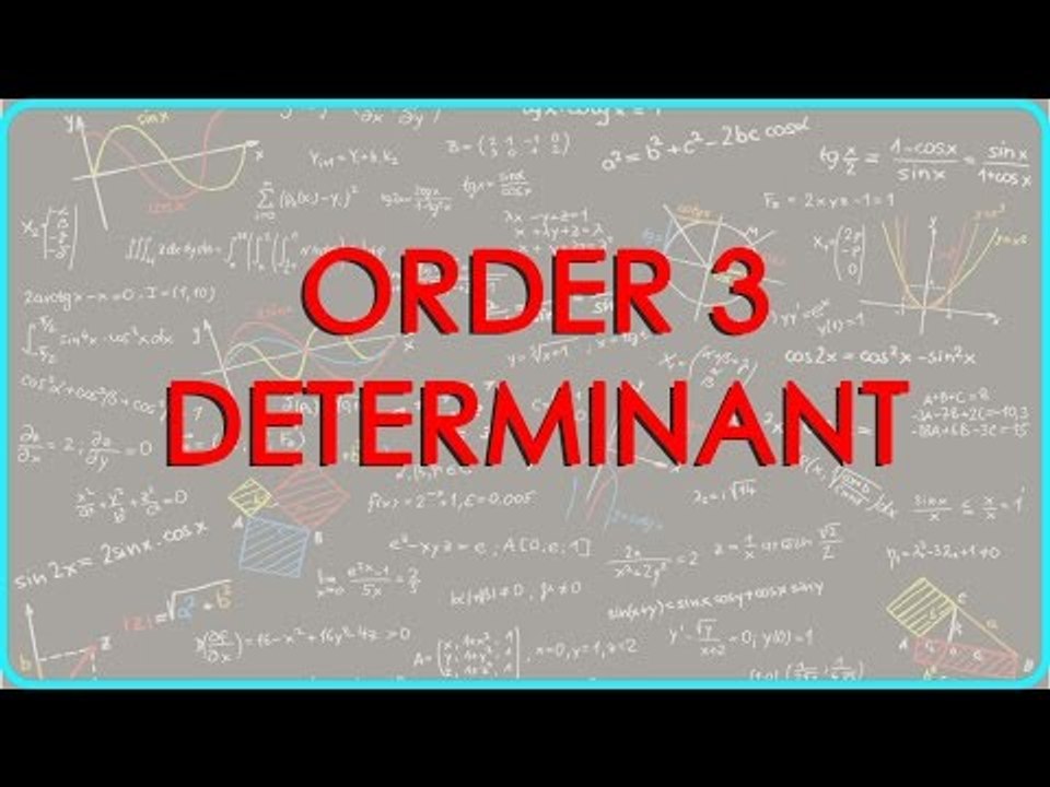 2  Finding value of Order 3 Determinant