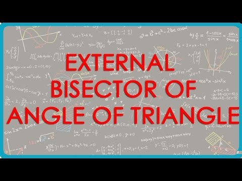External Bisector of angle of triangle divides opposite side in ratio of of sides containing angle
