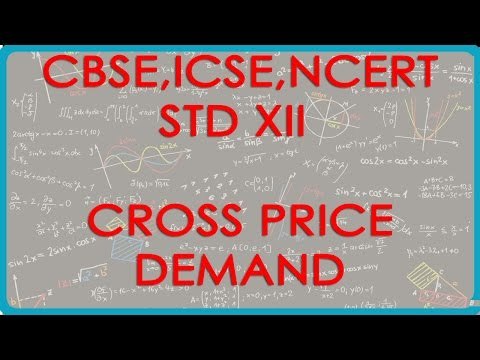 Demand Cross Price Demand - Economics for Class XII - CBSE, ICSE, NCERT