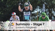 Summary - Stage 7 (Livarot > Fougères) - Tour de France 2015