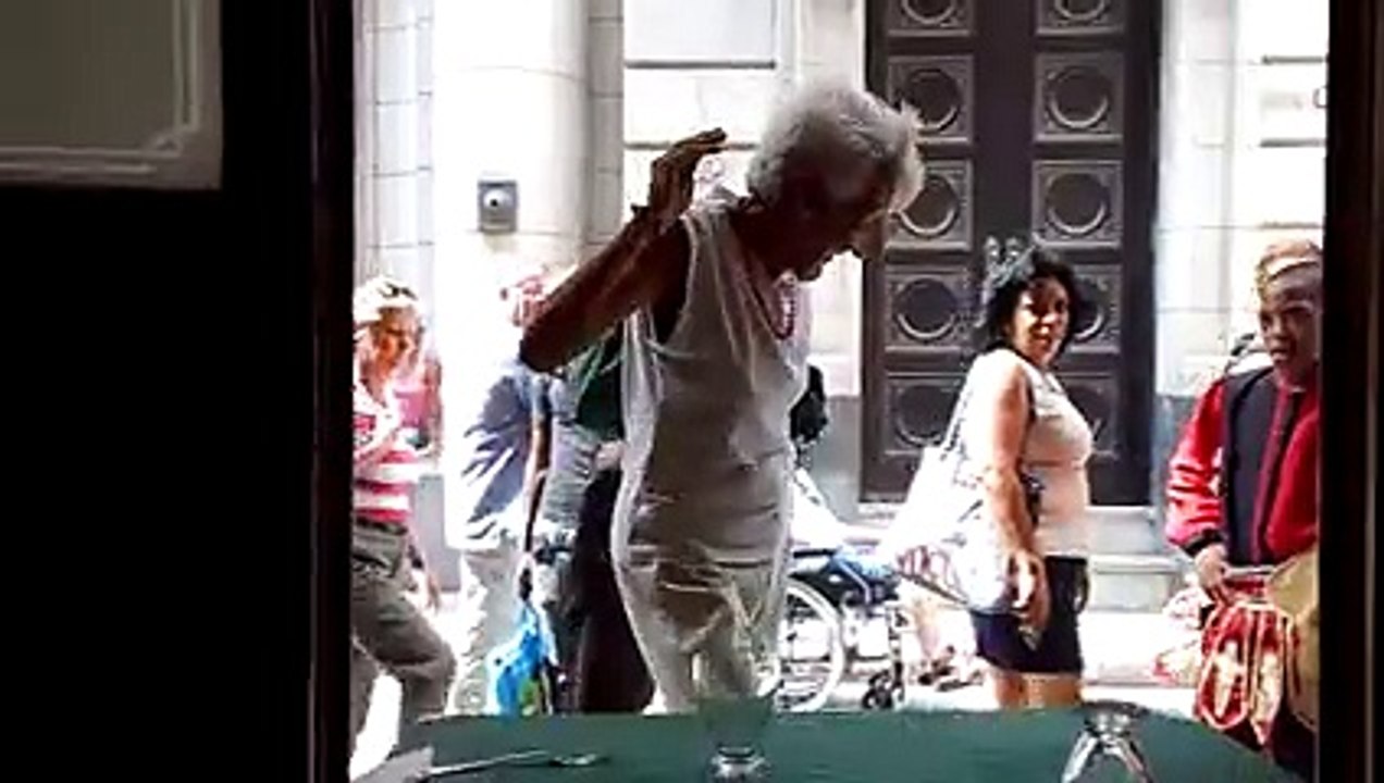 80 Year old funny dance