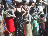 Coen Aboriginal children dance at Laura Festival, Australia