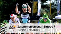 Zusammenfassung - Etappe 7 (Livarot > Fougères) - Tour de France 2015