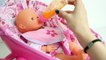 ❤ Nenuco Baby Doll Drinks Milk Baby Born Maxicosi Seat Newborn Видео куклой для девочек いす ベビーカー 人形