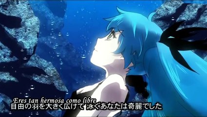 Hatsune Miku - Shinkai Shoujo (Deep Sea Girl) HD sub español + MP3