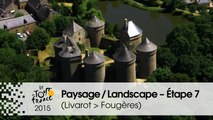 Paysage du jour / Landscape of the day - Étape 7 (Livarot > Fougères) - Tour de France 2015