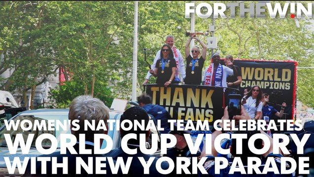 USWNT gets a ticker-tape parade in New York City