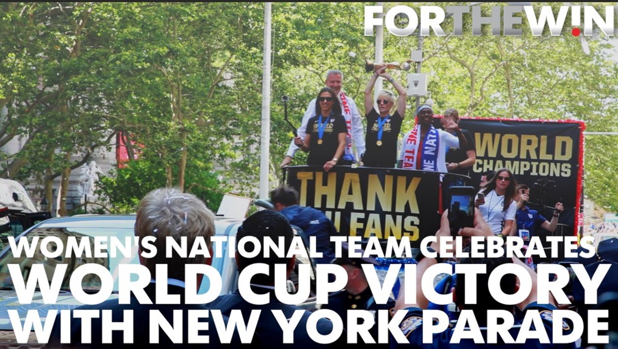 USWNT gets a ticker-tape parade in New York City