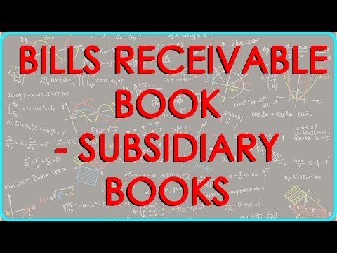 CA - CPT | Bills receivable Book - Subsidiary Books