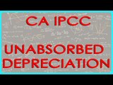 CA IPCC PGBP 88    Problem 5   Practical problem unabsorbed depreciation