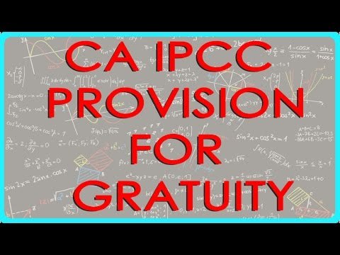CA IPCC PGBP 68 Provision for Gratuity Section 40A7