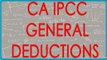 CA IPCC PGBP 57    General  Deductions    Section 371