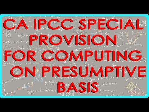 CA IPCC PGBP 72 Special Provision for computing PGBP on presumptive basis Section 44AD