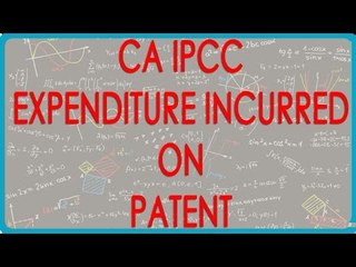 CA IPCC PGBP 47     Expenditure incurred on Patent, Copyright, Know How prior to April 1