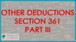 CA IPCC PGBP 55   Other Deductions   Section 36(1)   Part III