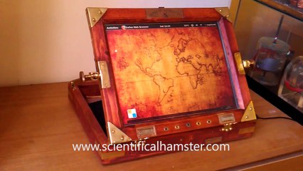 Home Made Portable Touchscreen Computer (Steampunk)