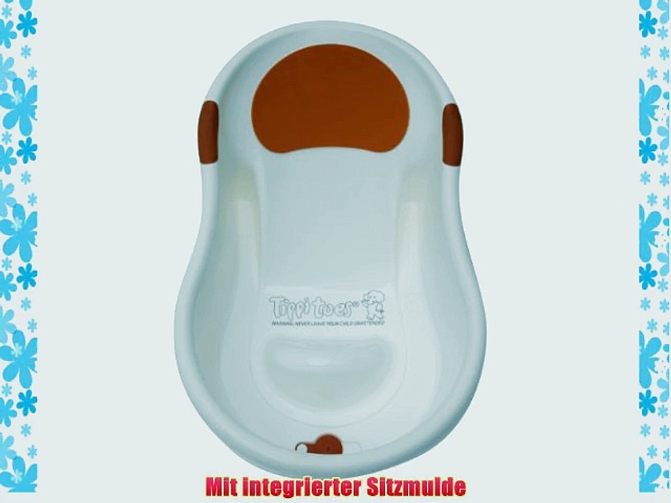 Tippitoes BM5 - Mini Bath Mini-Badewanne weiss/orange