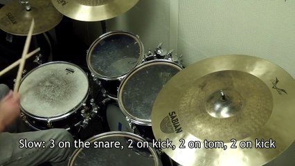 #19  3-2-2-2 Triplet Gospel Drum Fill