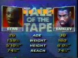 Boxing - Nigel Benn V Iran Barclay (Full Fight).avi