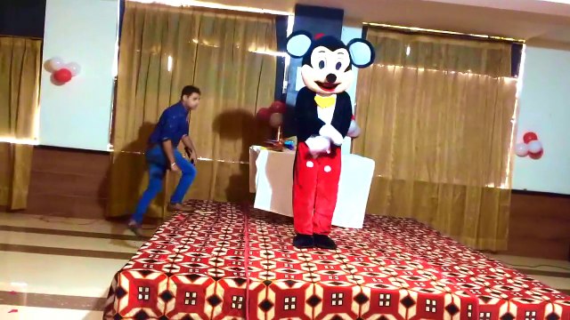 Mickey Mouse Cartoon Avilabele on Rent in Chandigarh for Birthday & Kids Party Event Management Company Chd Amy Events