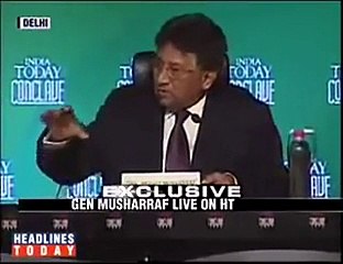 Pervaiz Musharraf Fmr Pakistan President Conference in India - Fearless & Realistic Talkings